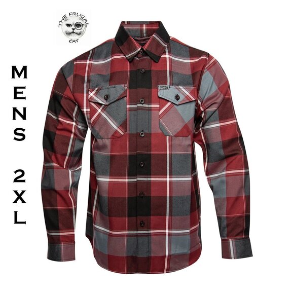 DIXXON FLANNEL - BRICK CITY Flannel Shirt - Men's 2XL - Picture 1 of 11